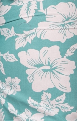 Luxurious Rayon Night Suit with Hibiscus Print