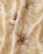 Yellow Floral Print Nighty