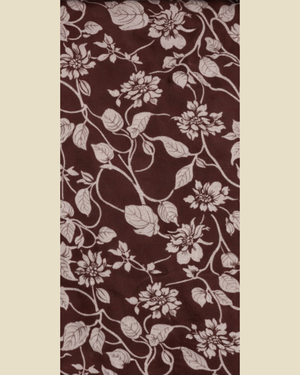 Brown Botanical Print Nighty
