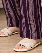 Wine Serene Stripe Co-ord