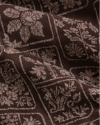 Brown Floral Block Print Co-ord Set