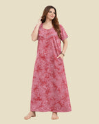 Pink Floral Sprig Nighty