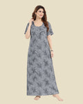Grey Floral Sprig Nighty