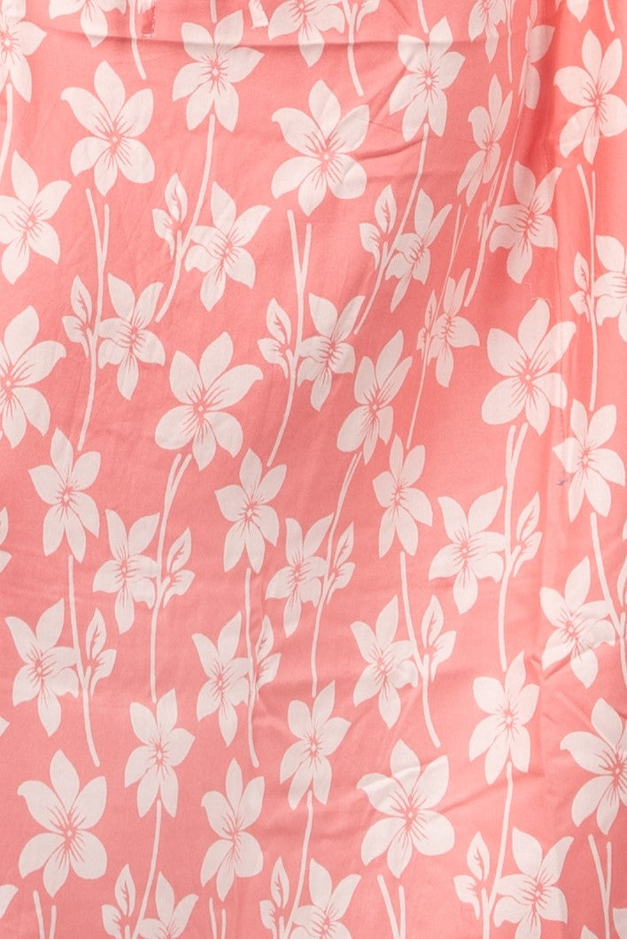 Pink Twill Rayon Kaftan – Soft Elegance