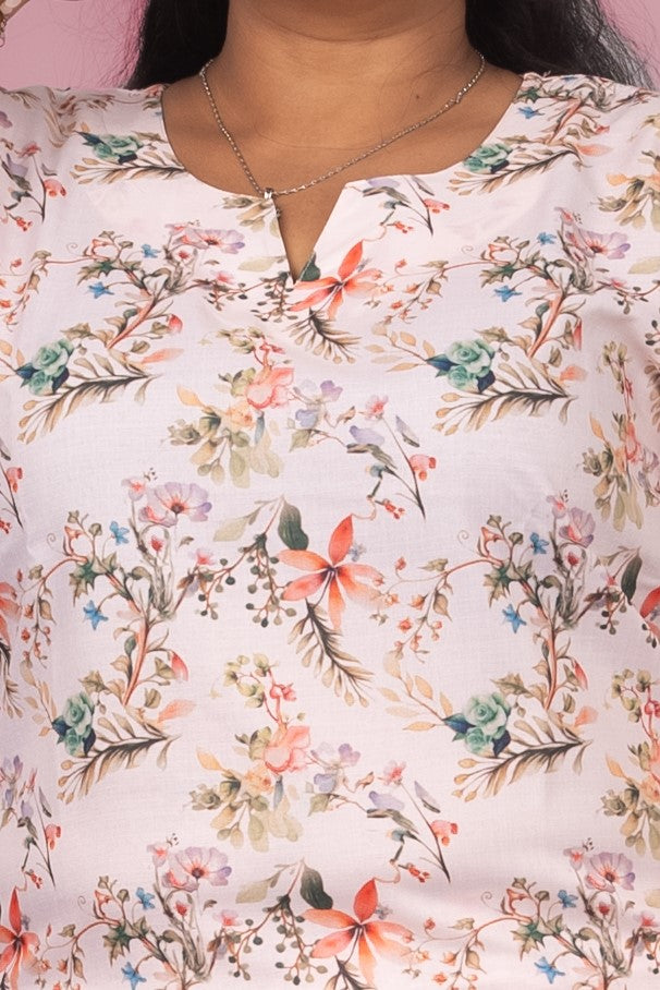 Nature’s Bloom Floral Linen Co-Ord Set