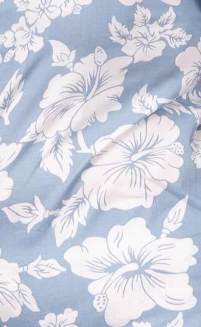 Luxurious Rayon Night Suit with Hibiscus Print