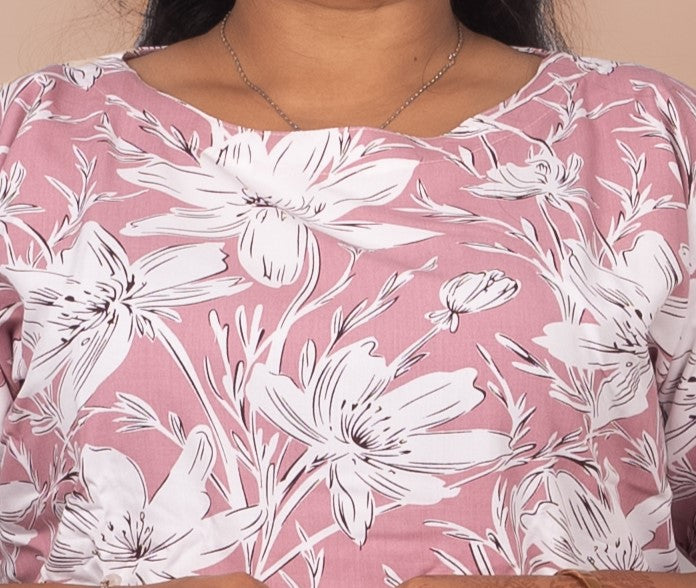 Blush Pink Night Suit