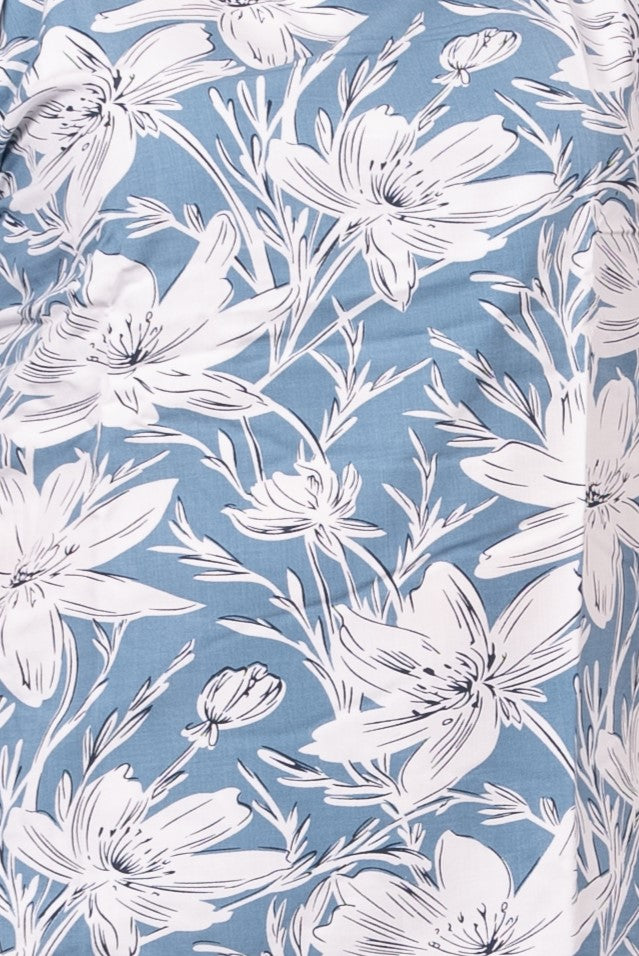 Blue Blossom Comfort Night Suit