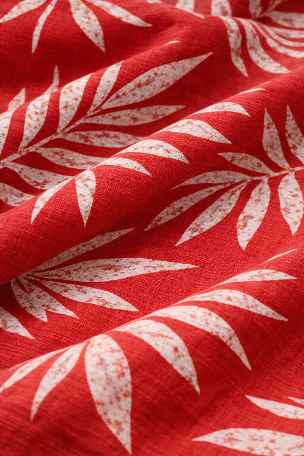 Rust Tropical Leaf Print Co-ord set